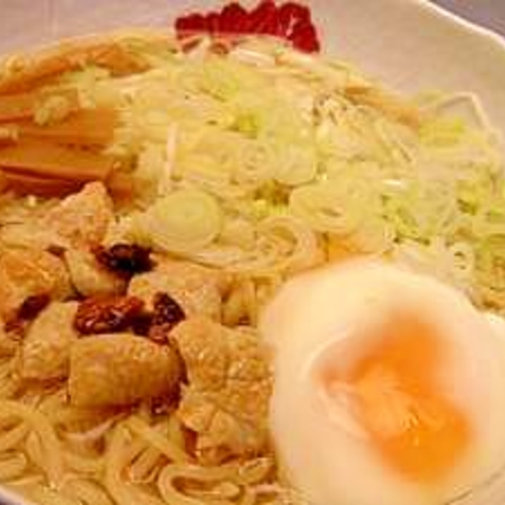 鶏皮で♪コクうまラーメン